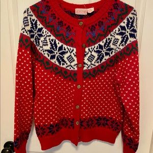 Vintage fair isle sweater from the 80s large
